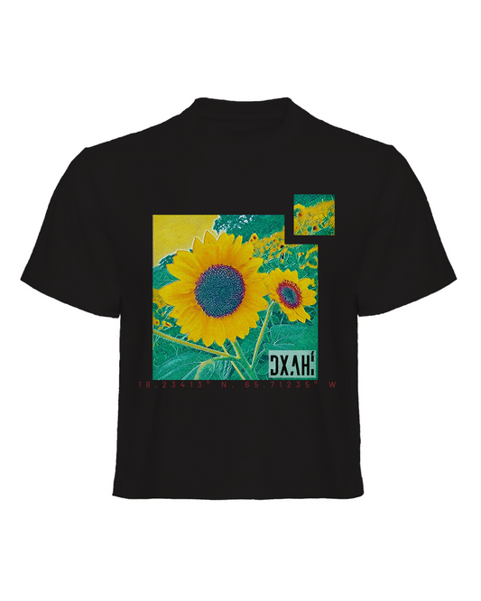Girasoles Heavyweight Crop Top